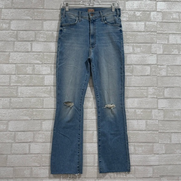 MOTHER The Hustler Ankle Fray Jeans - Thrilling Shots - Sz - 29 (B913) - Picture 1 of 7